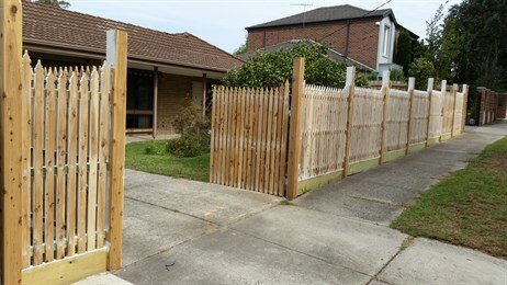 New fence and gates