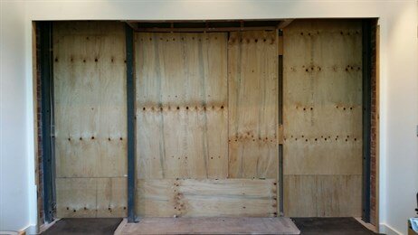 Built in Wardrobe before