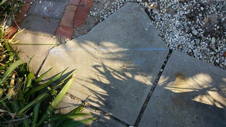 Broken concrete