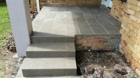 Porch after