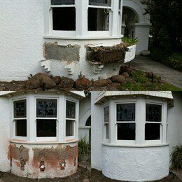 House before, during and after fix