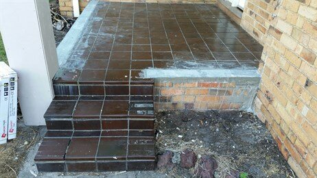 Porch before
