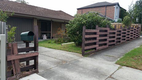 Old front fence