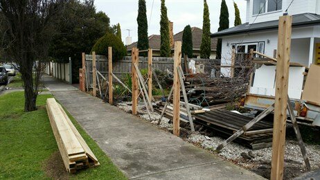 Front Fence start