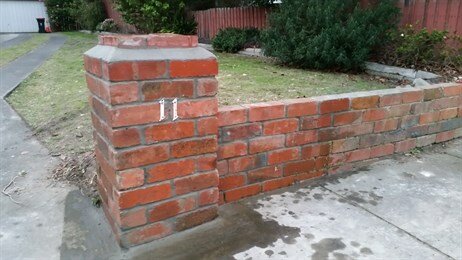 Brick Fence After