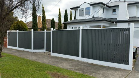 Front Fence finished